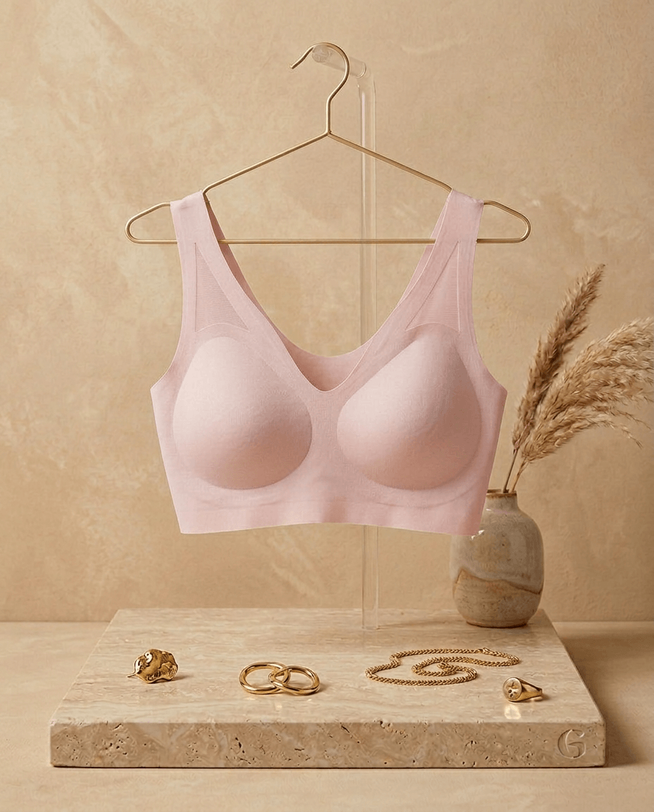 Seamless Minimizer Bra - Baby Pink