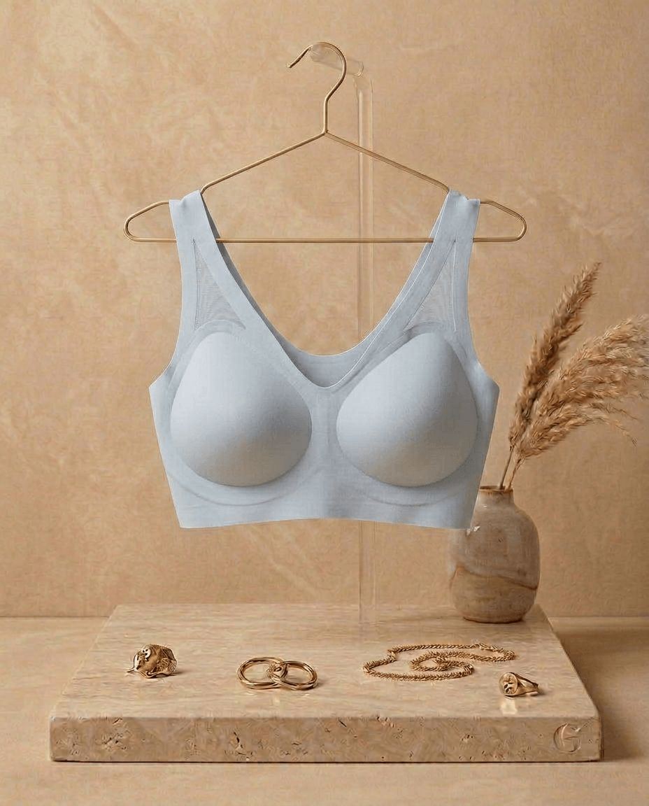 Seamless Minimizer Bra - Ice Blue
