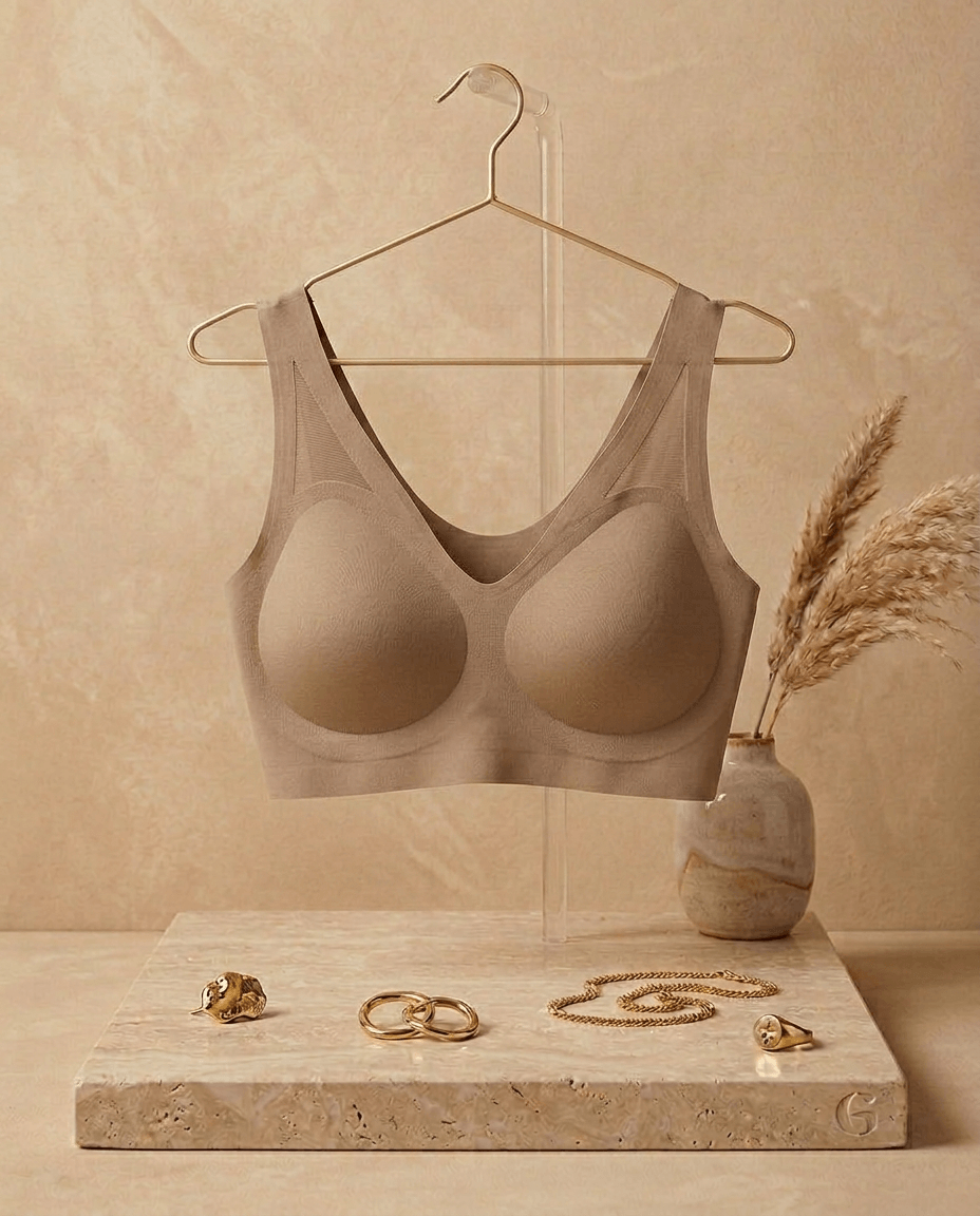 Seamless Minimizer Bra - Coffee Brown